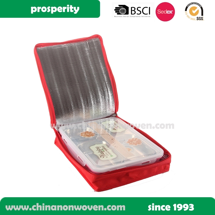 Pizza delivery cooler bag, durable non woven handl