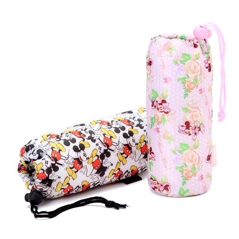 Water Milk Bottle Holder Drawstring Cooler Bag Pol